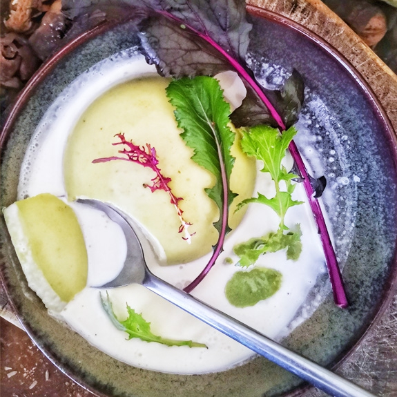 Pannacotta à la Crème de poivron ancien bio