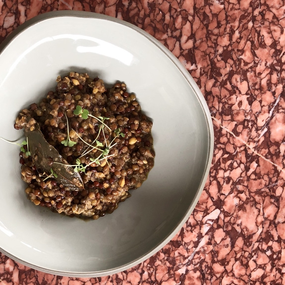 Dhal de lentilles multicolores