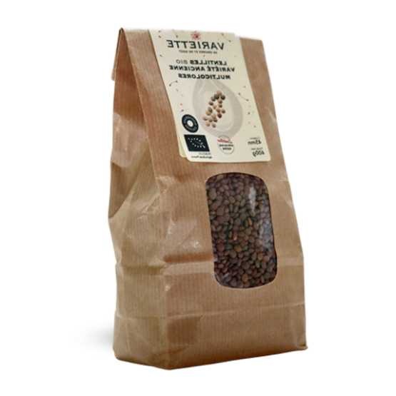 lentilles multicolores bios