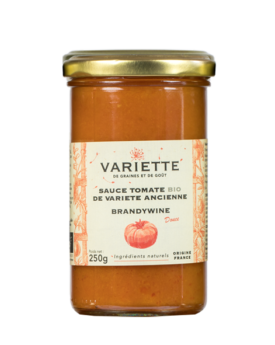 Sauce tomate BIO de variété ancienne Brandy Wine