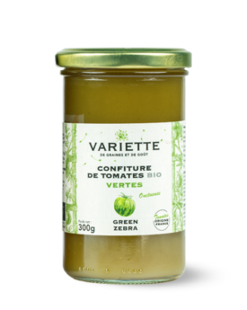 Confiture de tomate ancienne verte GREEN ZEBRA – BIO