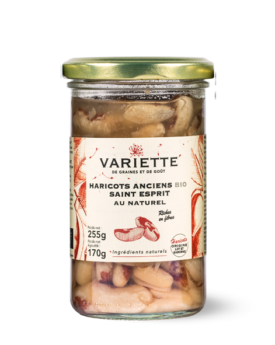 Haricots Saint-esprit cuits au naturel – BIO