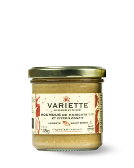 Houmous de haricots saint esprit BIO et citrons confits – Haricots saint esprit Origine Lot et Garonne