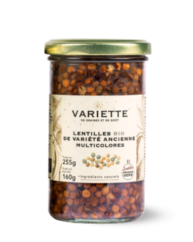 Lentilles anciennes MULTICOLORES au naturel – BIO