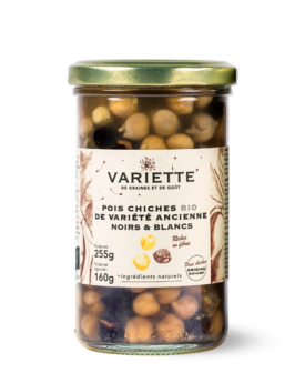 Pois chiches anciens noirs&blancs au naturel BIO