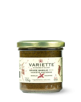 Sauce basilic Bio pourpre