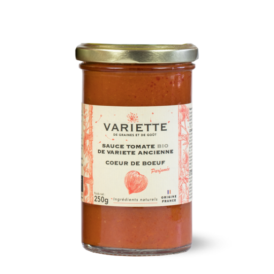sauce tomate coeur de boeuf rouge
