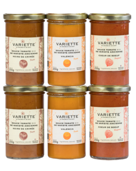 Pack découverte 24-3 : 6 x 250g sauces tomates