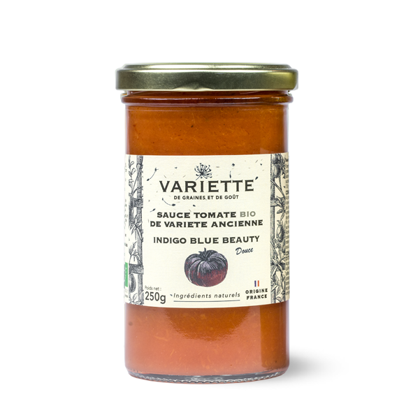 sauce tomate ancienne bio indigo blue beauty